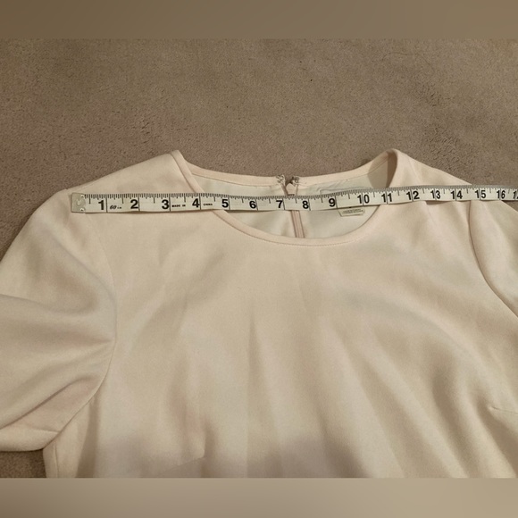 COPY - Club Monaco Larchye Dress - off white, blush pink - size 0 - Picture 9 of 11